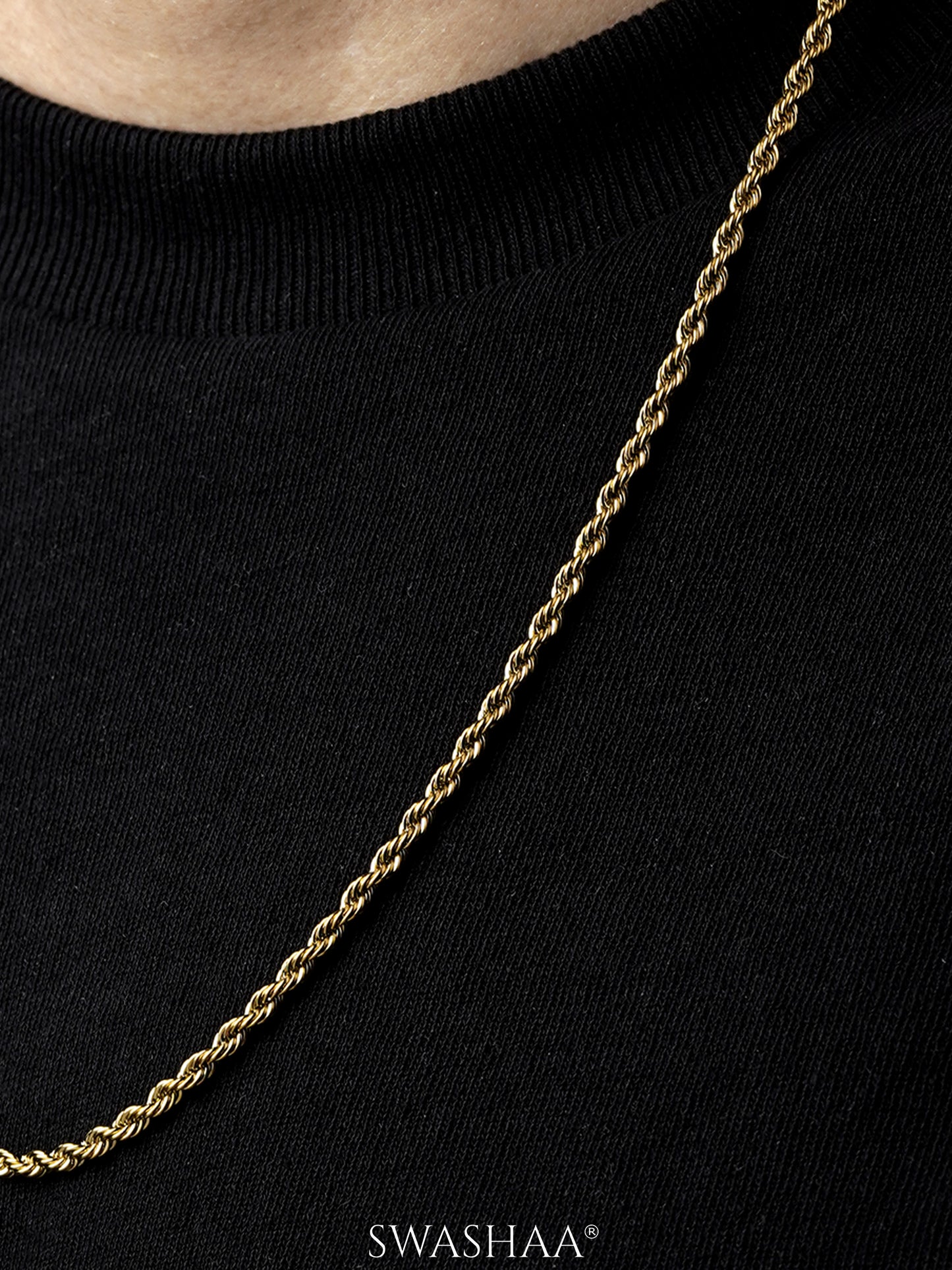 Rogan 18K Gold Plated Men's Chain