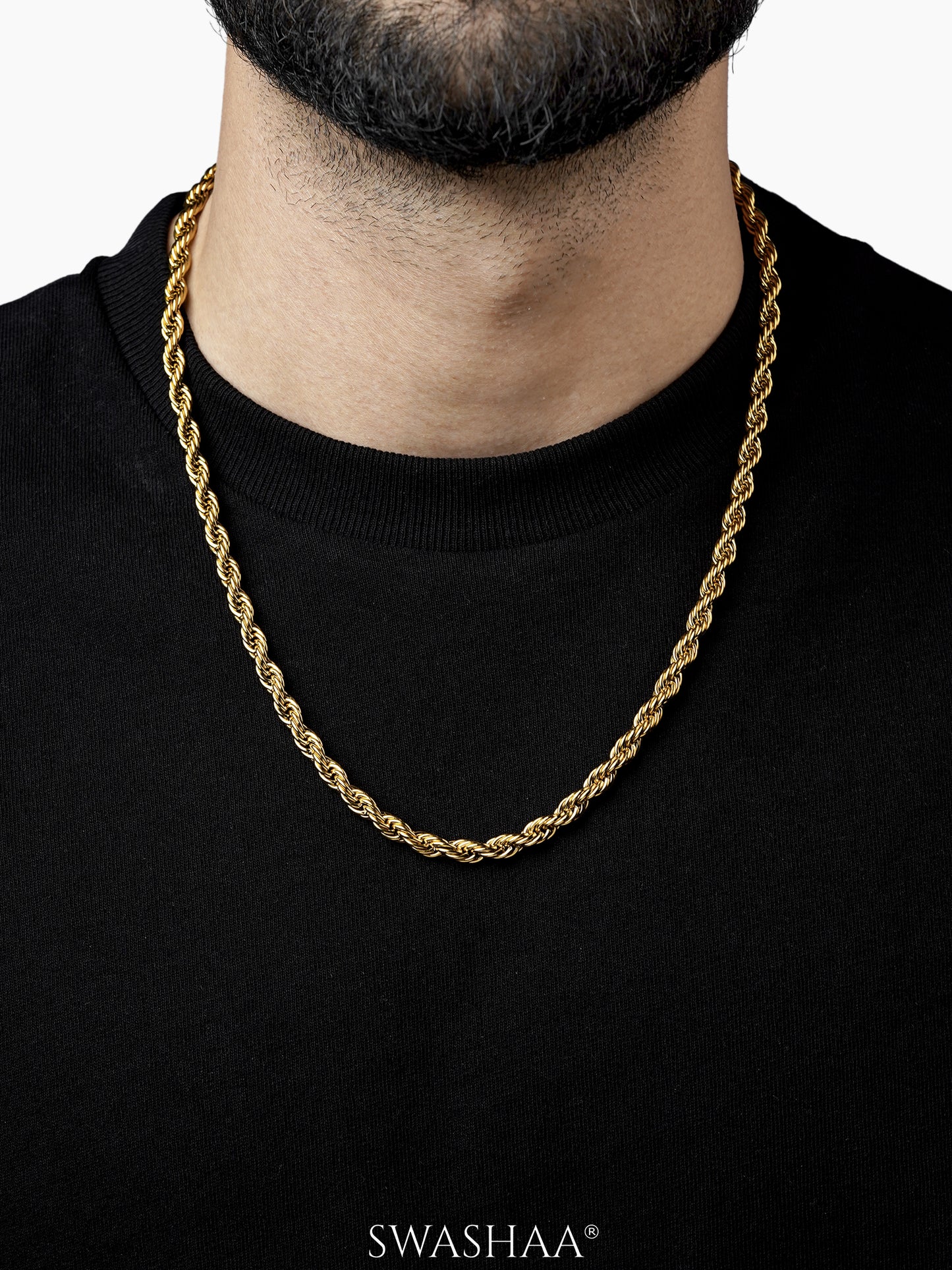 Rogan 18K Gold Plated Men's Chain