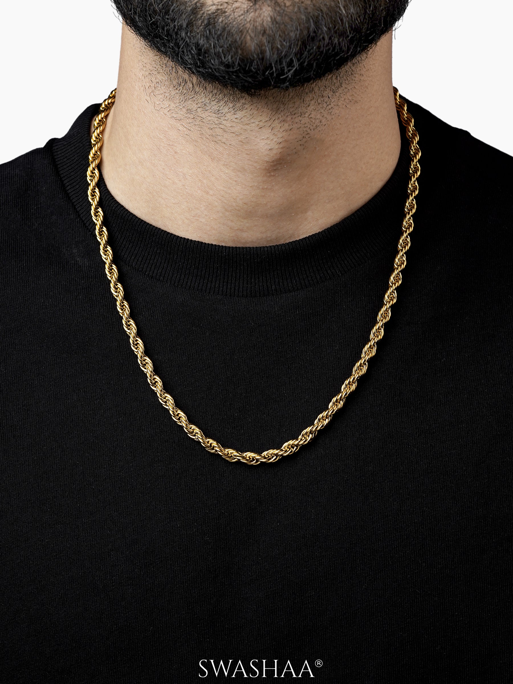 Rogan 18K Gold Plated Men's Chain