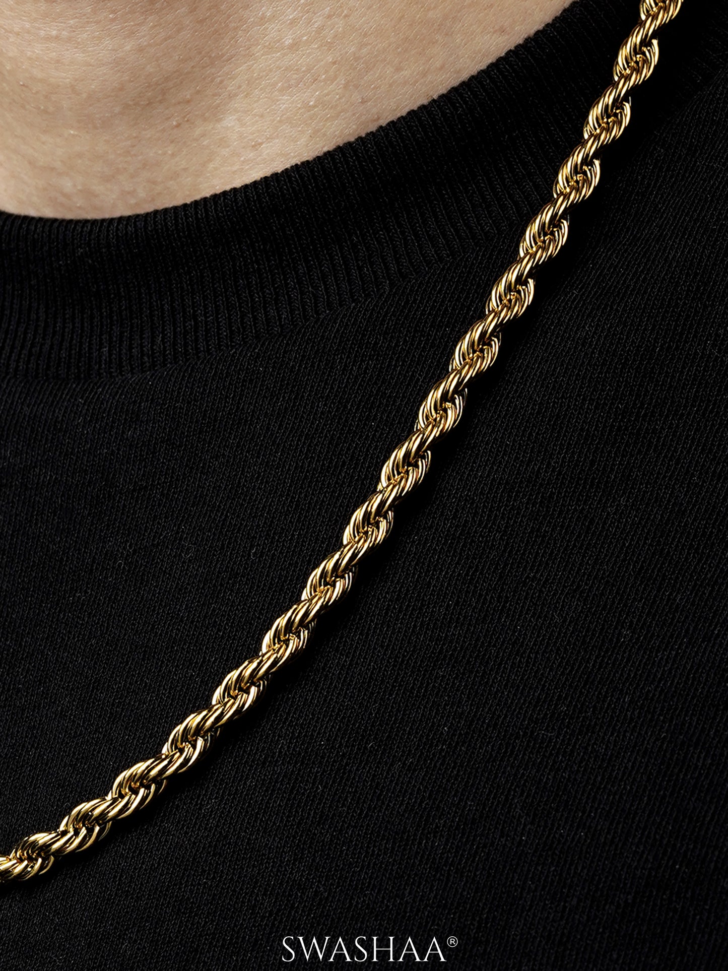Rogan 18K Gold Plated Men's Chain