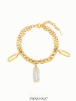 Roha Link 18K Gold Plated Bracelet