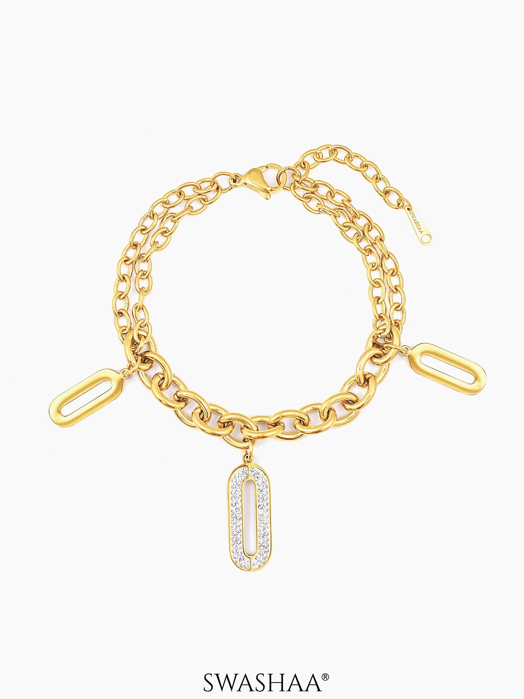 Roha Link 18K Gold Plated Bracelet