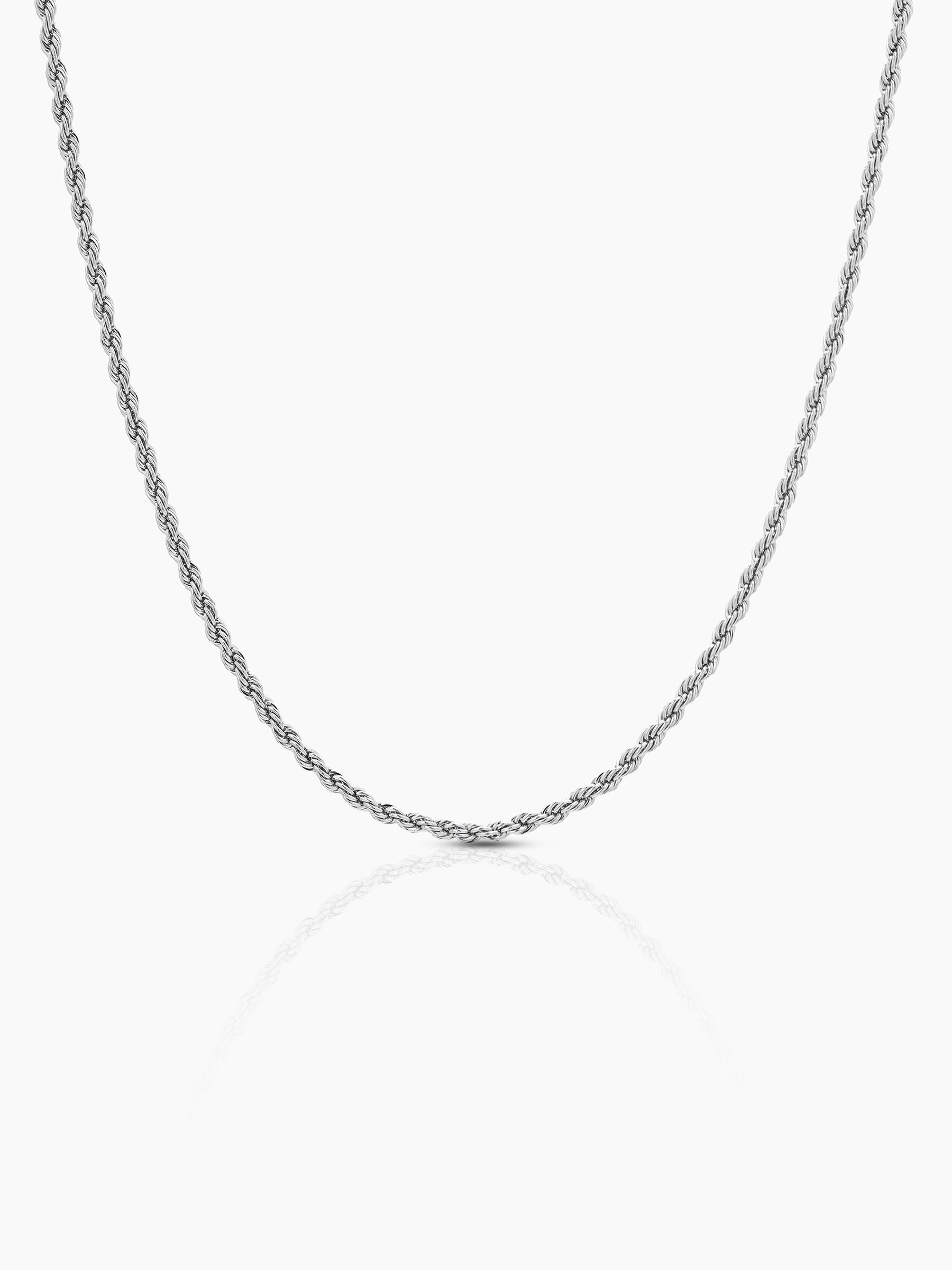 Rope Twist Chain Silver 2MM Kid's Chain