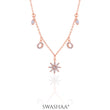Rosa Rosegold Plated Necklace
