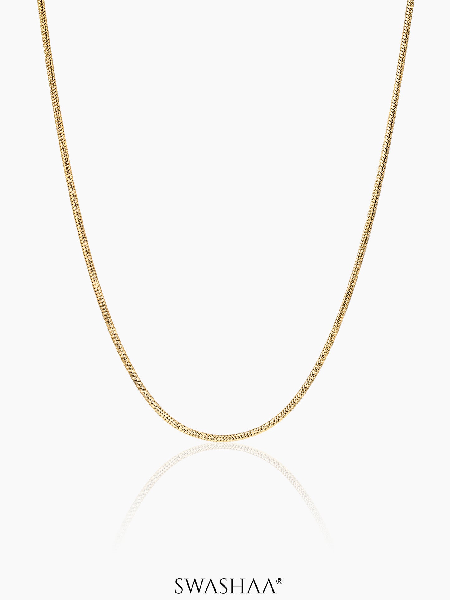 Round Snake 2 MM Men's Chain