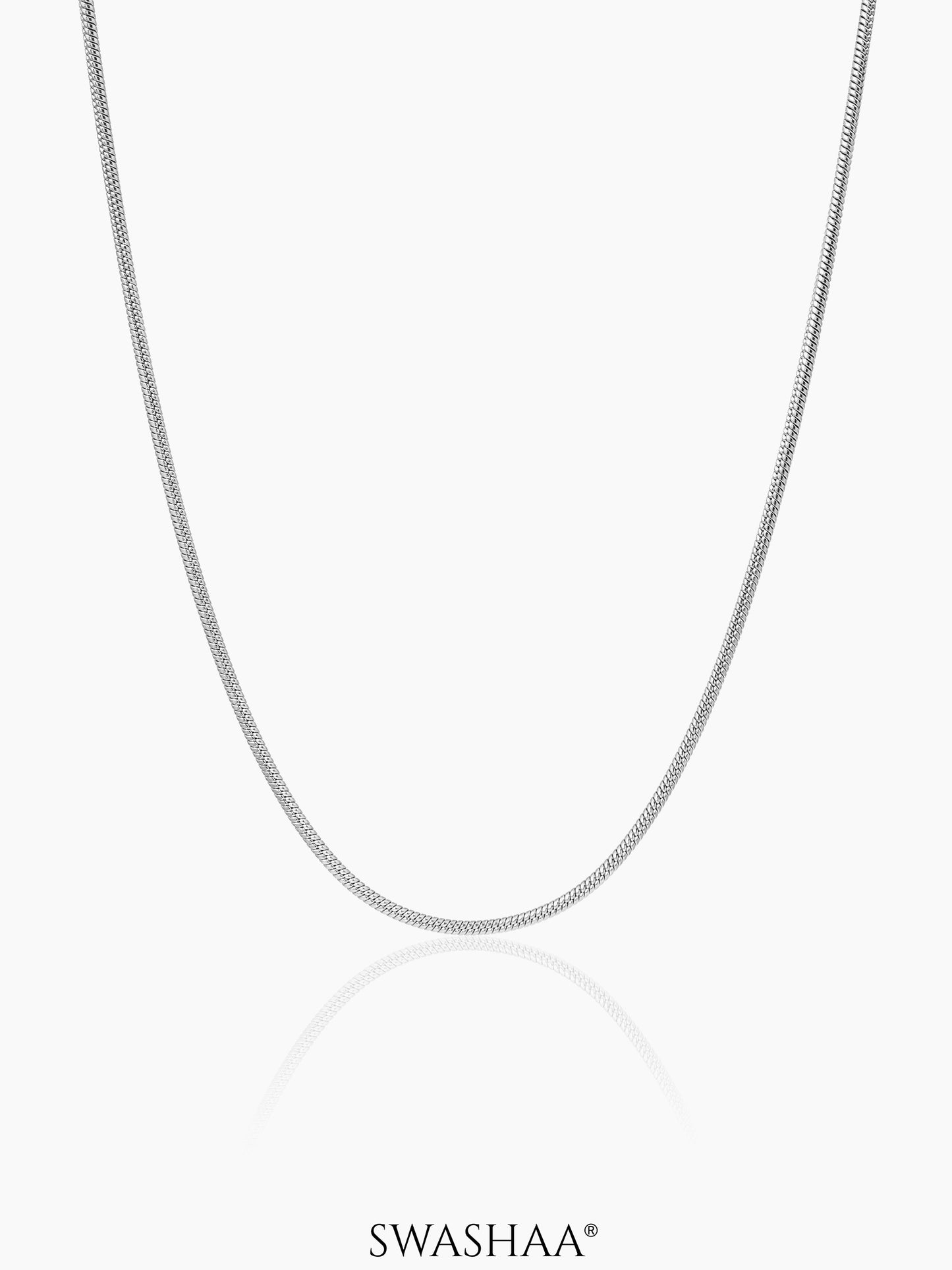 Round Snake 2 MM Men's Chain