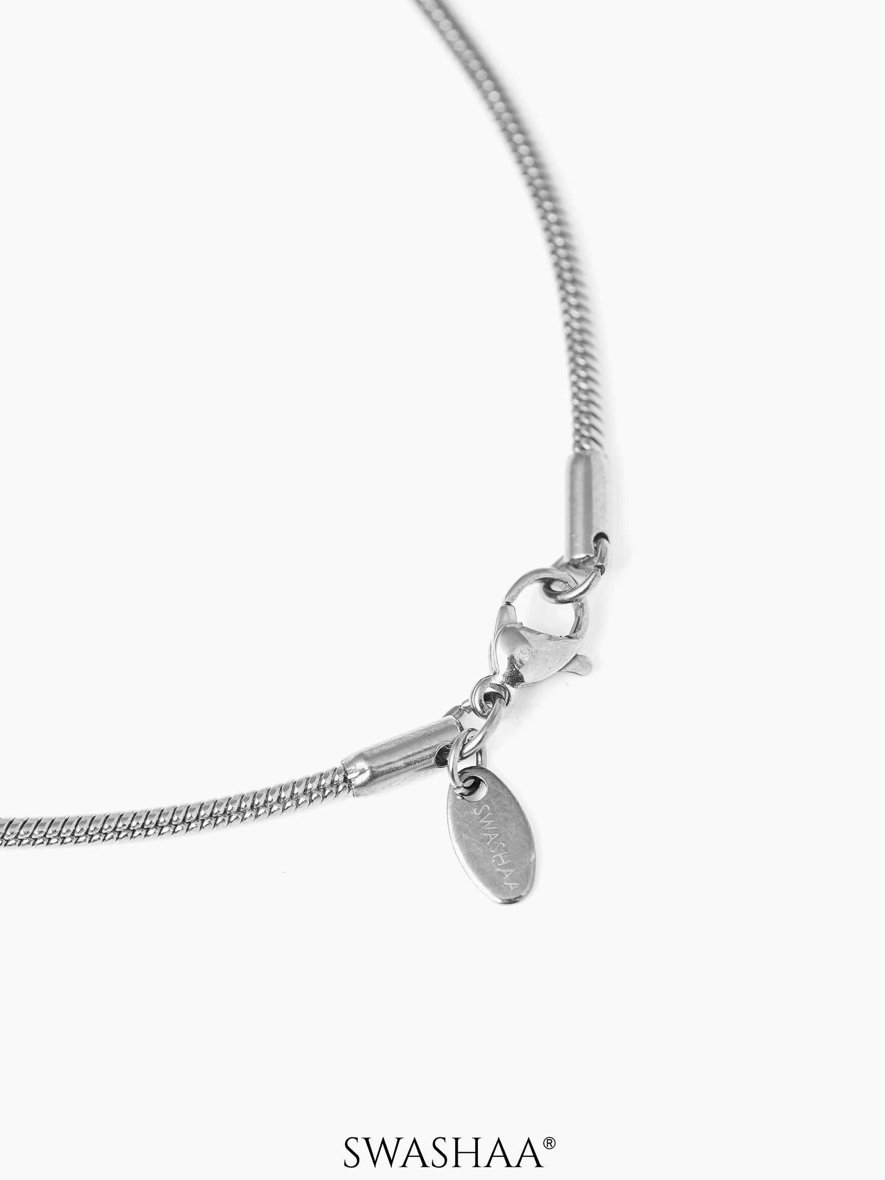 Round Snake Silver 2 MM Men's Chain