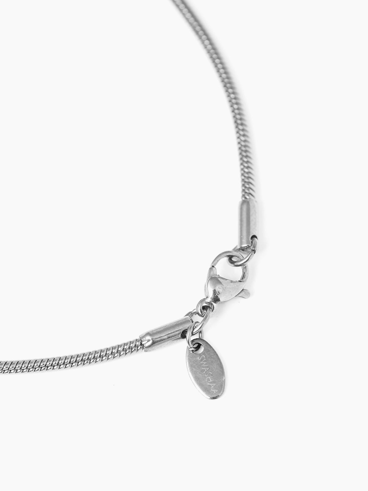 Round Snake Silver 2 MM Men's Chain