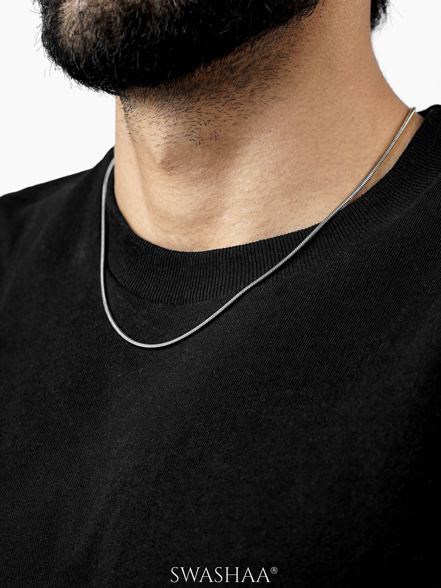 Round Snake 2 MM Men's Chain