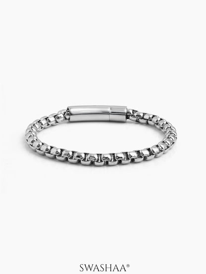 Rovian Link Silver Men's Loose Bracelet