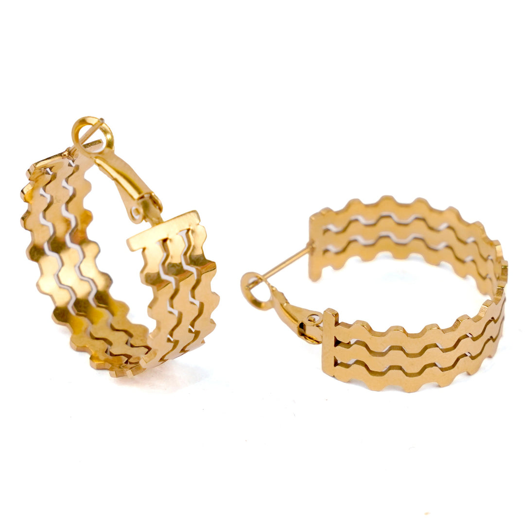 Rue 18K Gold Plated Earrings