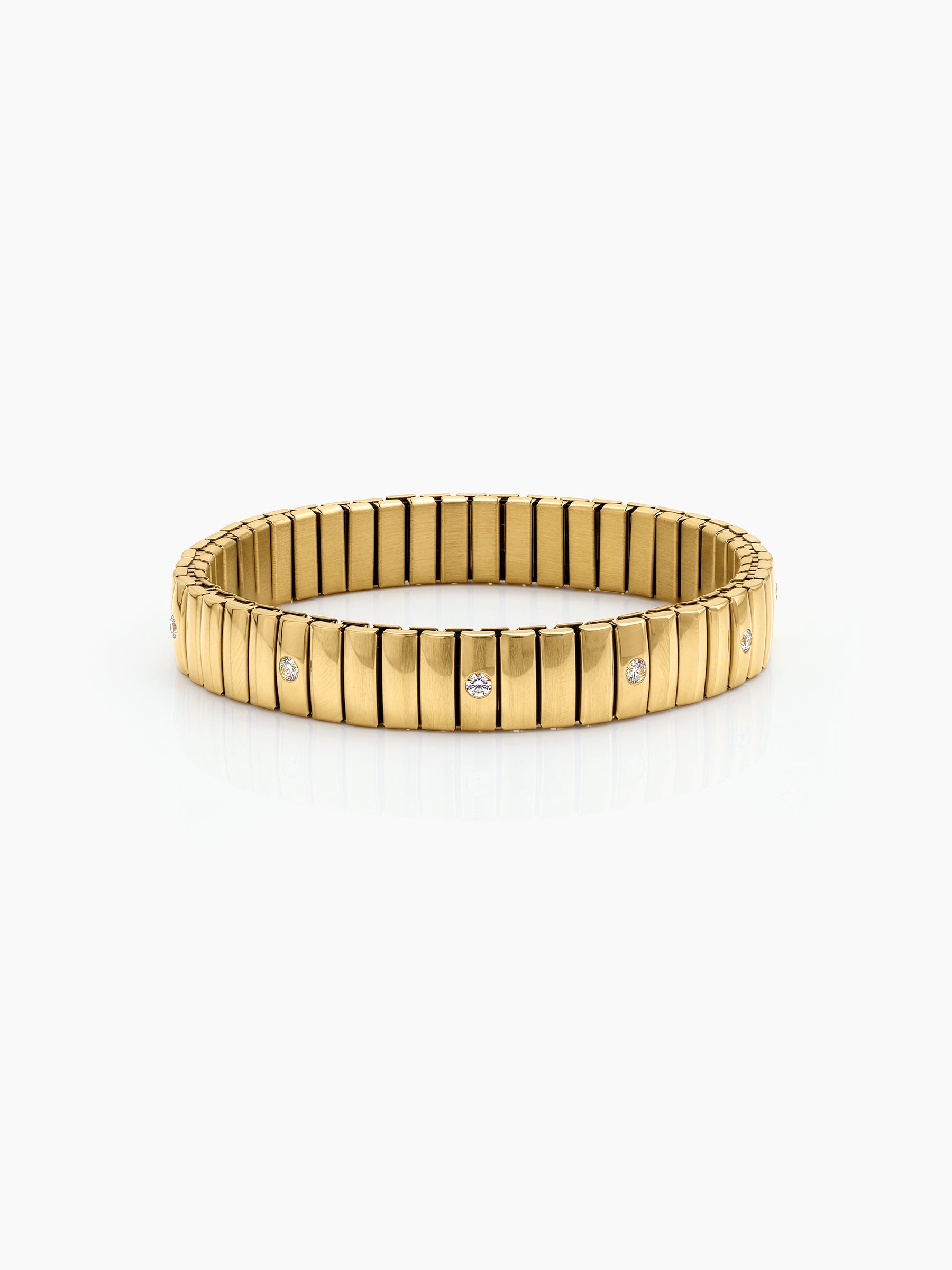 Rupert Diamond 18K Gold Plated Men's Loose Bracelet