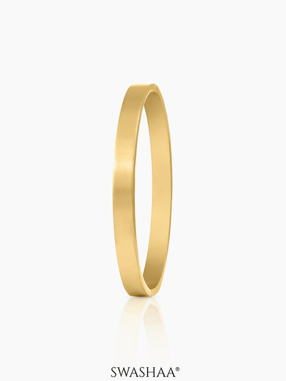 Ryder Matte 18K Gold Plated Bracelet