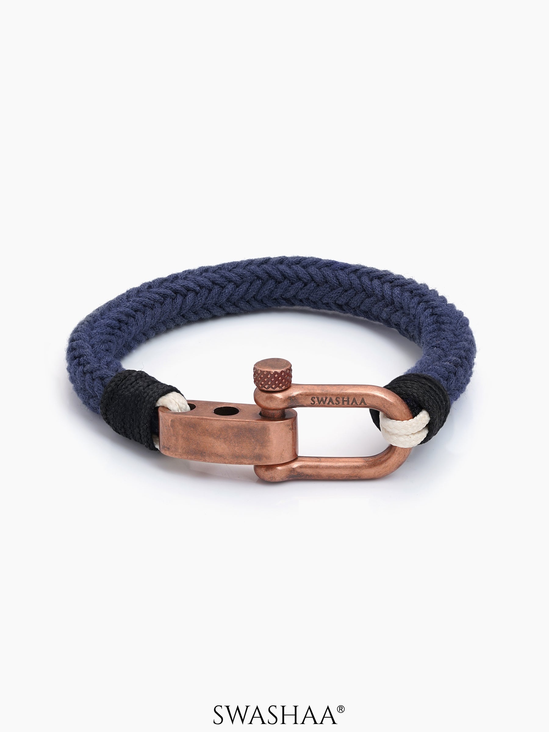Buy Rynor Braided Men's Rope Bracelet Online | Swashaa