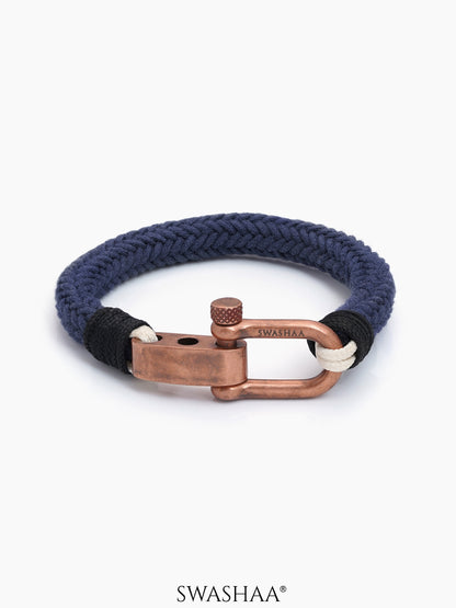 Rynor Braided Men's Rope Bracelet - Swashaa