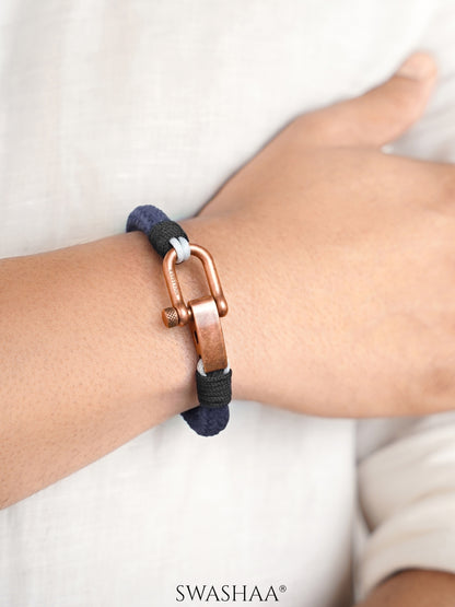 Rynor Braided Men's Rope Bracelet - Swashaa