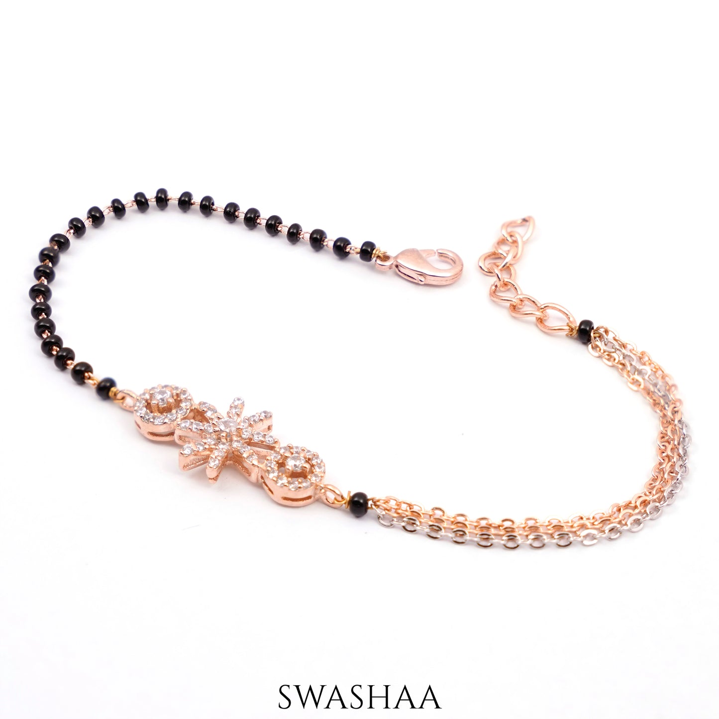 Shaya Rosegold Plated Mangalsutra Bracelet