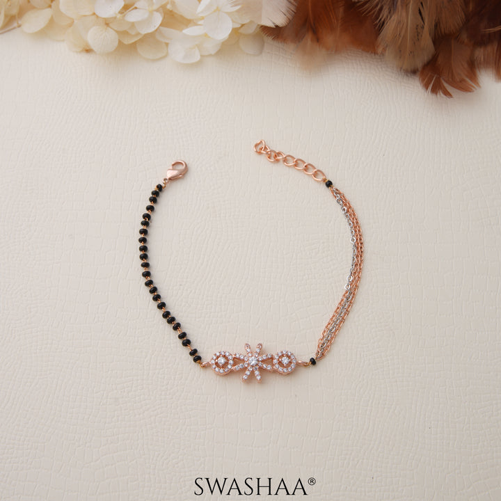 Shaya Rosegold Plated Mangalsutra Bracelet