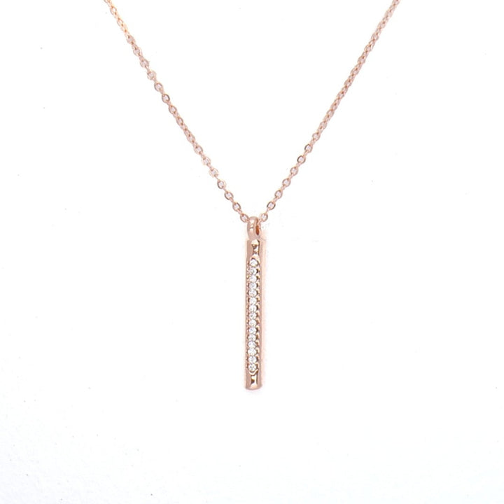 Sloane Rosegold Plated Necklace