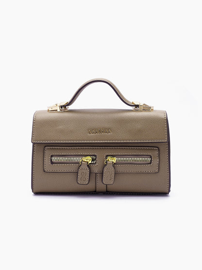 Saanvi Natural Brown Women's Leather Sling Bag