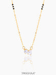 Saanvi Solitaire 18K Gold Plated Mangalsutra