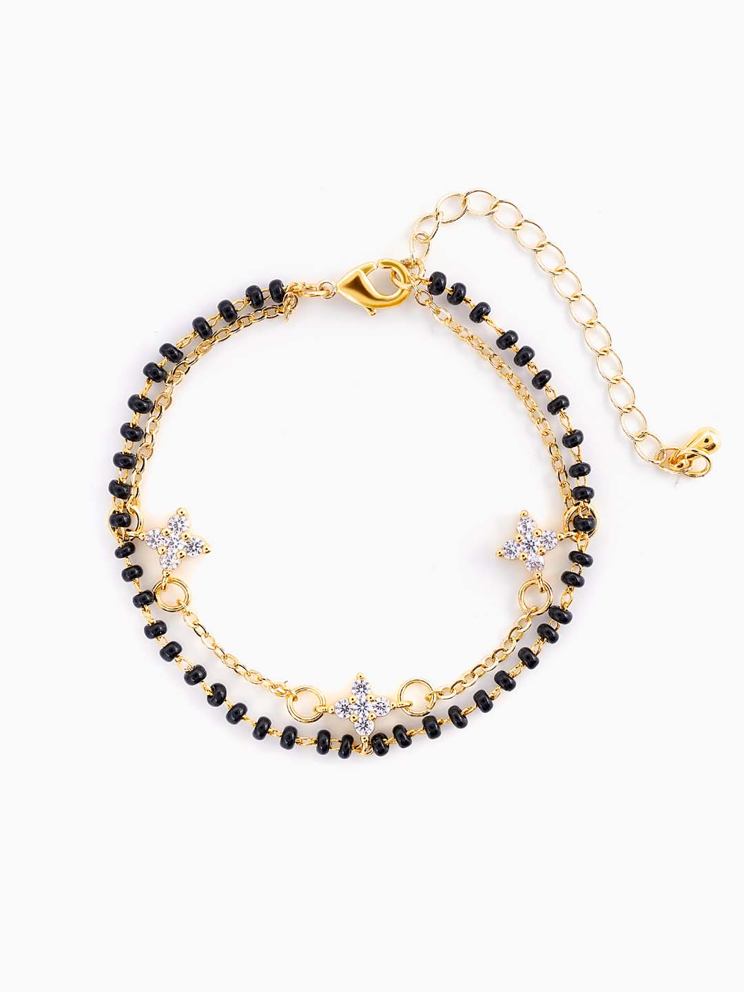 Saira 14K Gold Plated Mangalsutra Bracelet