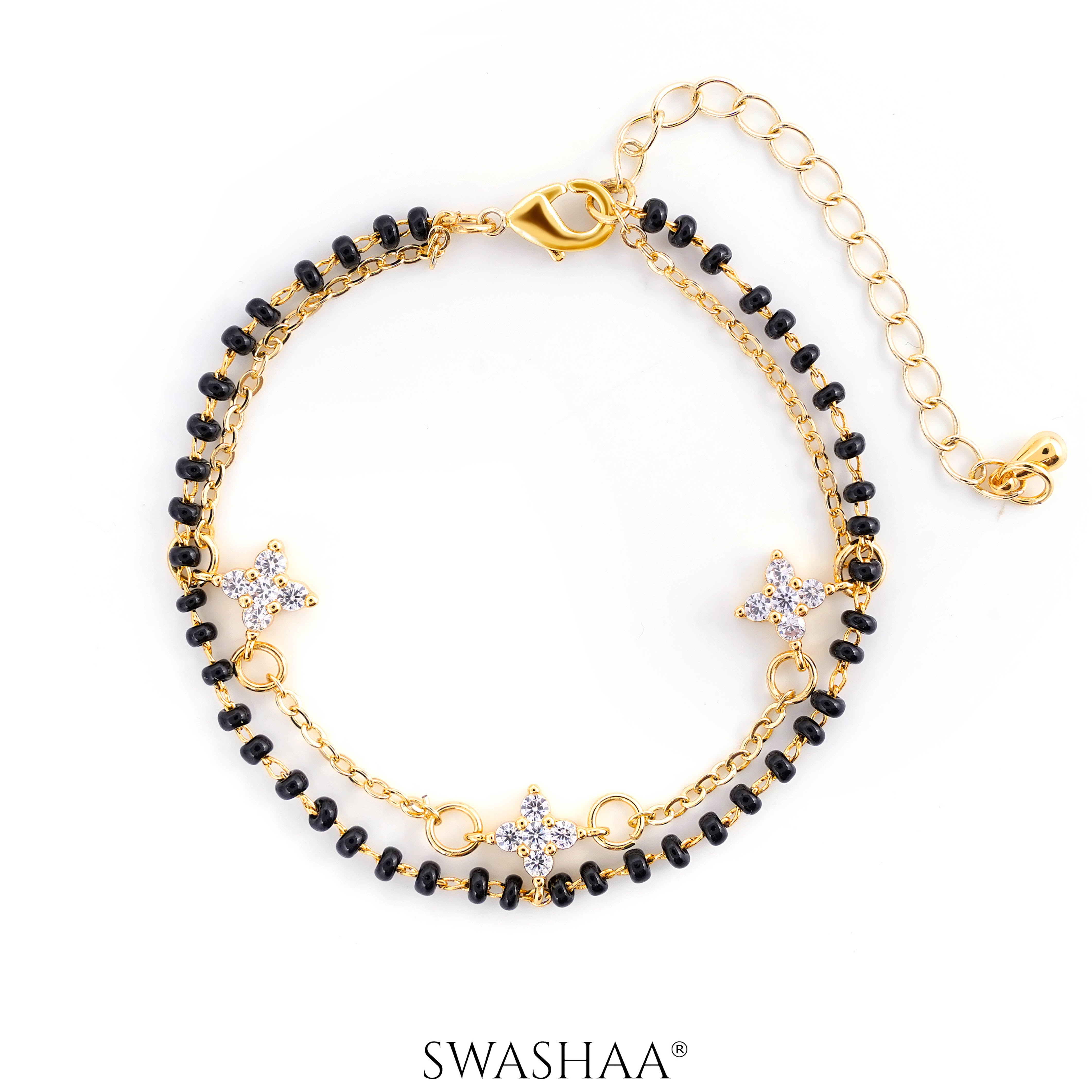 Saira 14K Gold Plated Mangalsutra Bracelet