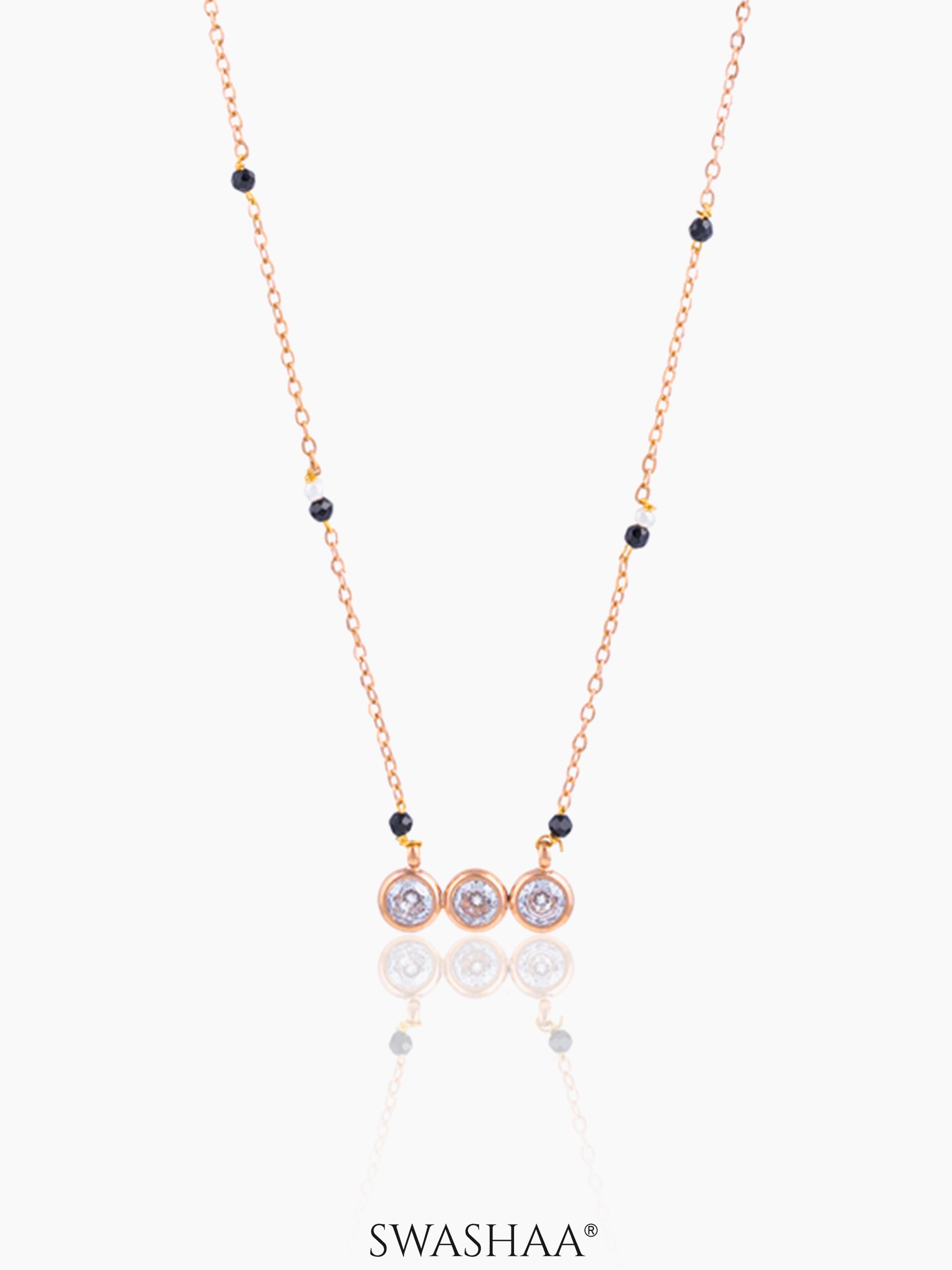 Sarka Rosegold Plated Mangalsutra