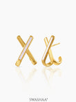 Sash 18K Gold Plated Earrings