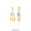 Satori Eye 18K Gold Plated Hoop Earrings