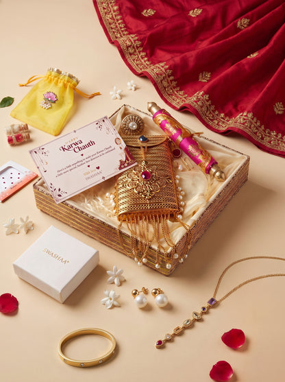 Founder Pick Saubhagya Karwa Chauth Customized Jewellery Hamper
