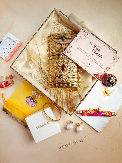 Founder Pick Saubhagya Karwa Chauth Customized Jewellery Hamper