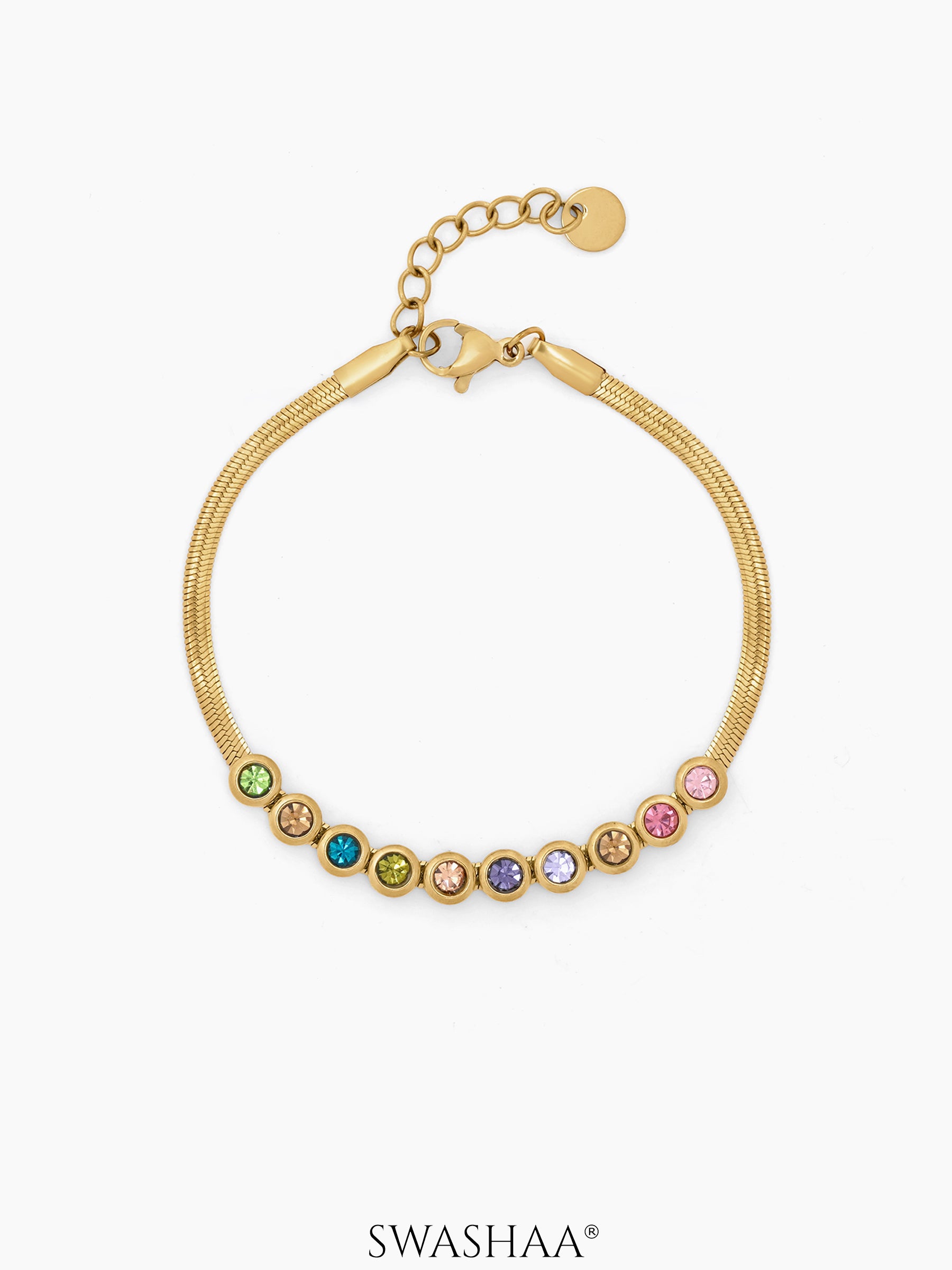 Senorita Multi Stone Bracelet - Swashaa
