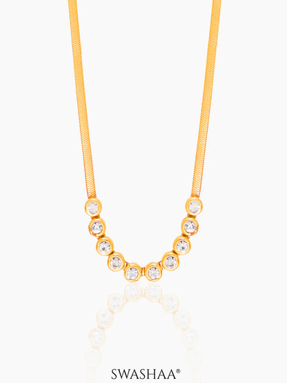 Senorita Diamond 18K Gold Plated Necklace