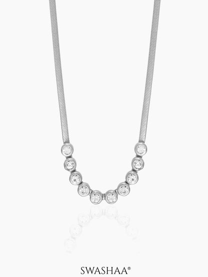 Senorita Diamond Silver Necklace