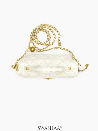 Seraphine Leather Sling Bag - Swashaa