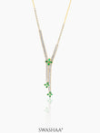 Shanon Clover Charmed Y-shaped Necklace