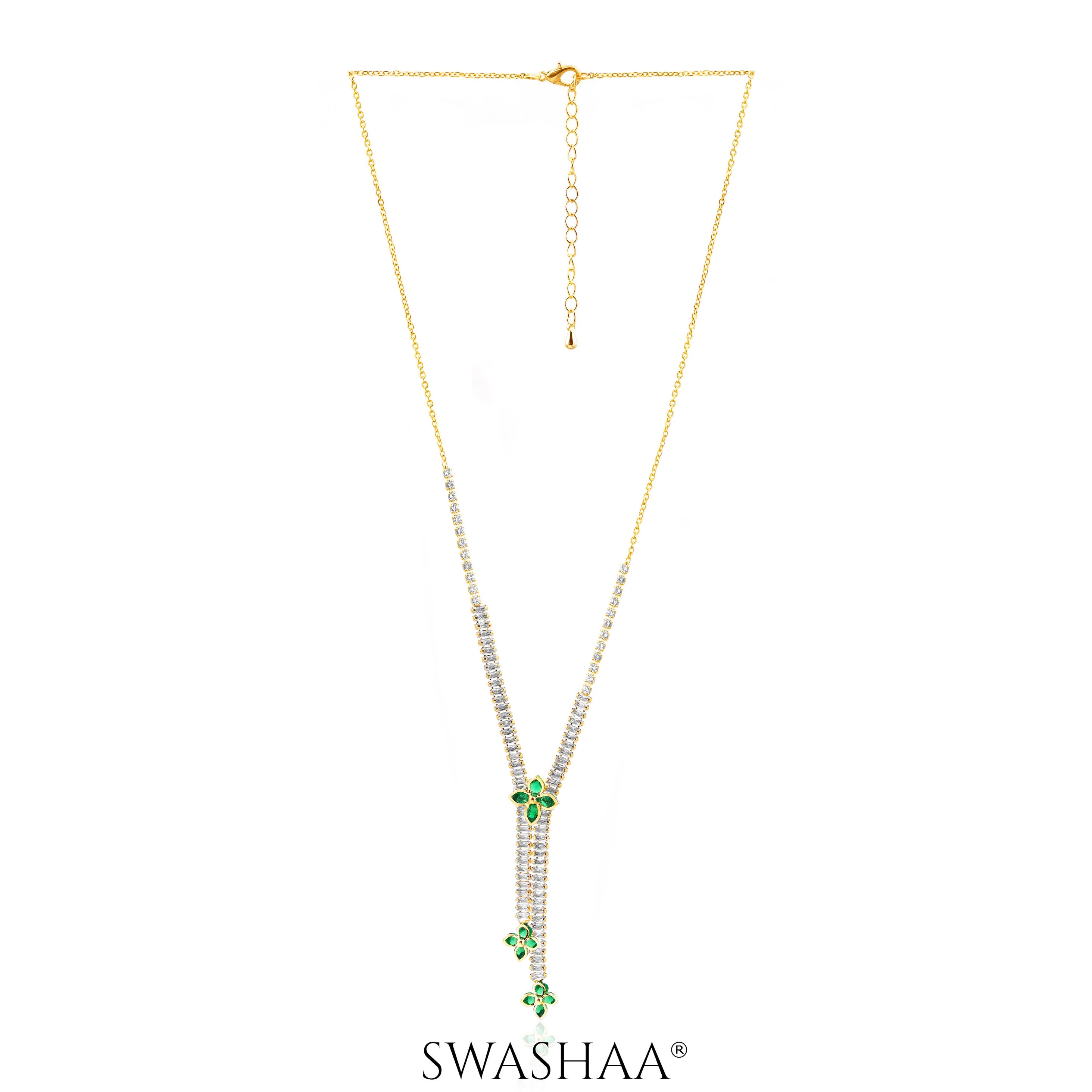 Shanon Clover Charmed Y-shaped Necklace