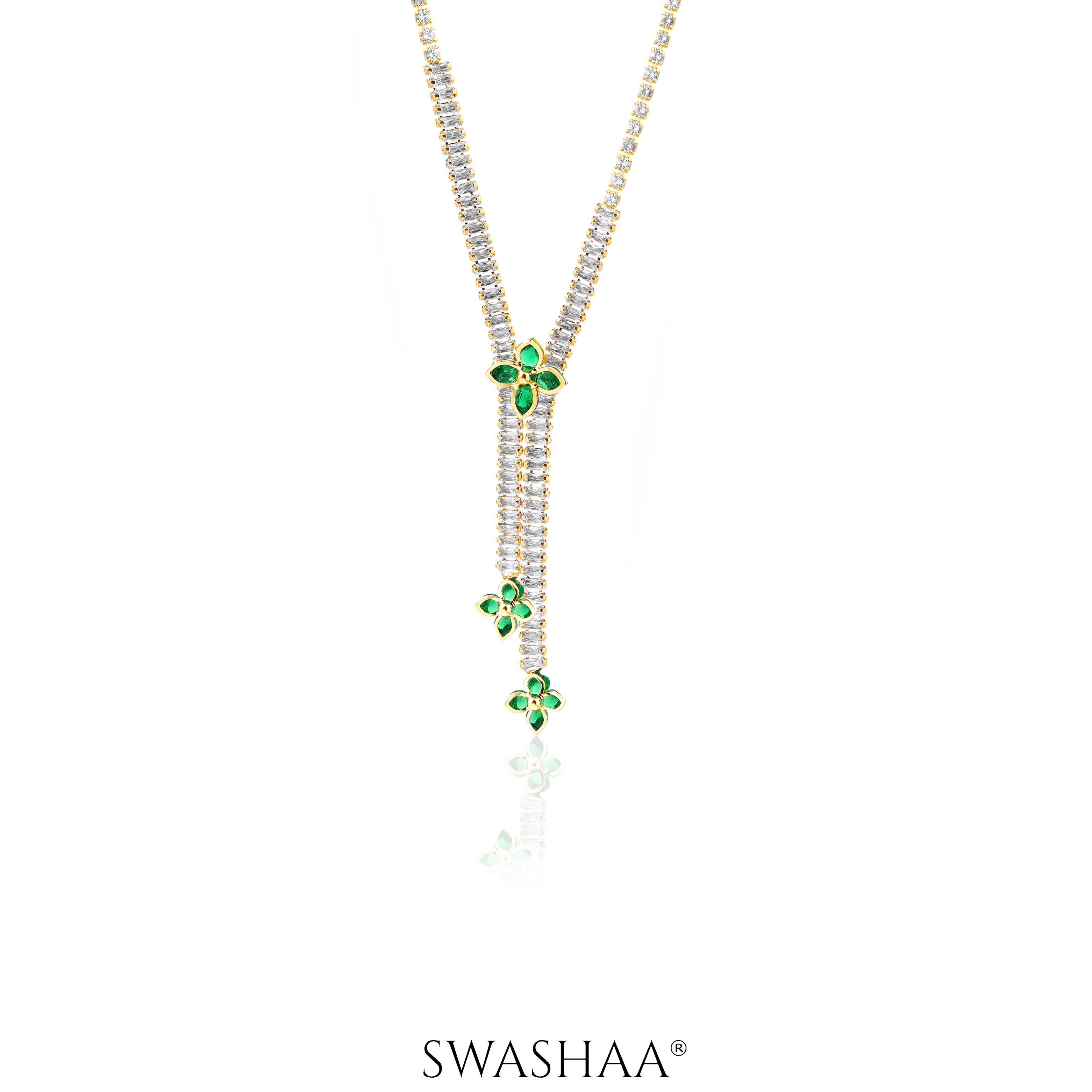 Shanon Clover Charmed Y-shaped Necklace