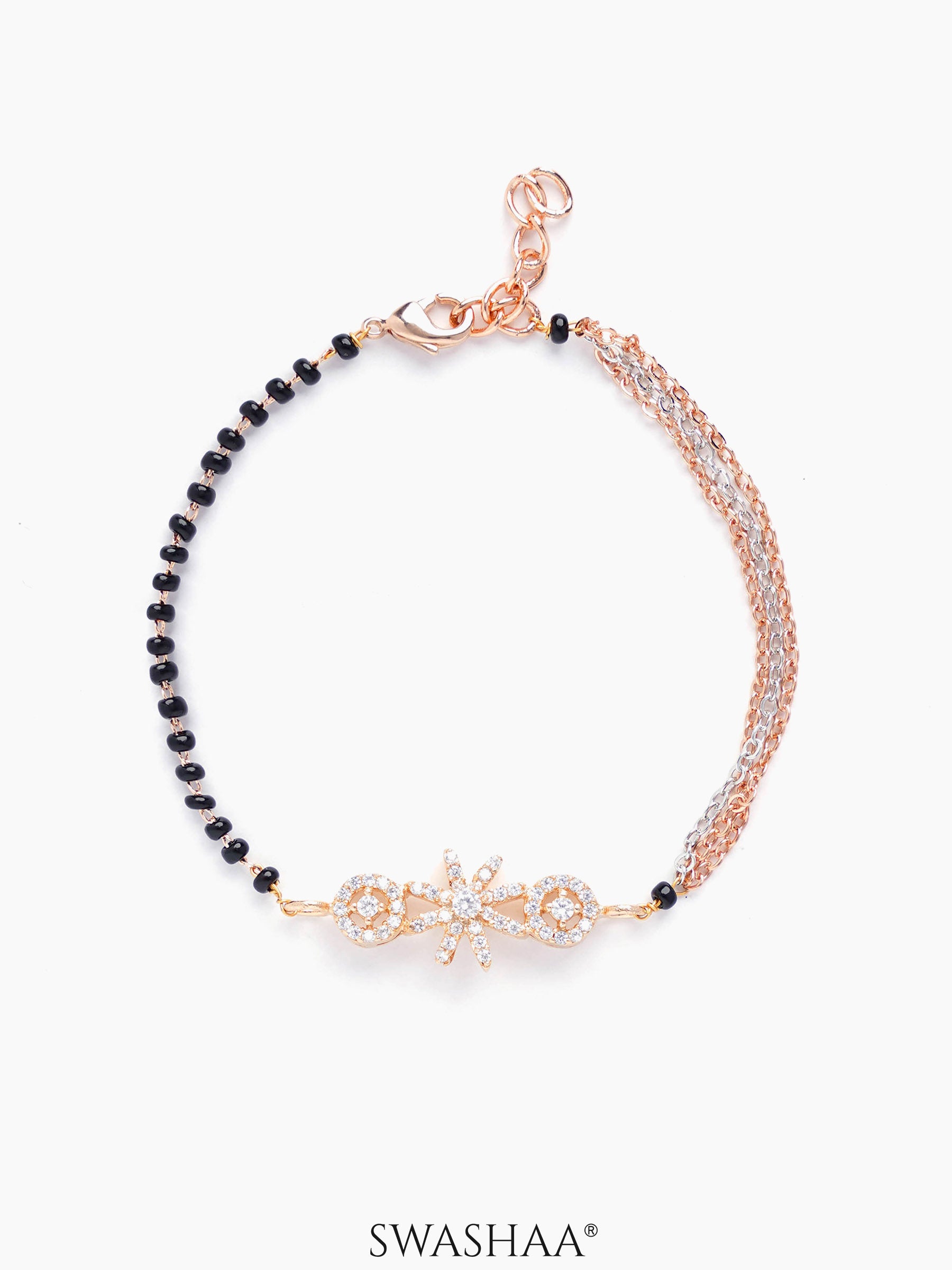 Shaya Rosegold Plated Mangalsutra Bracelet