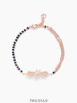 Shaya Rosegold Plated Mangalsutra Bracelet