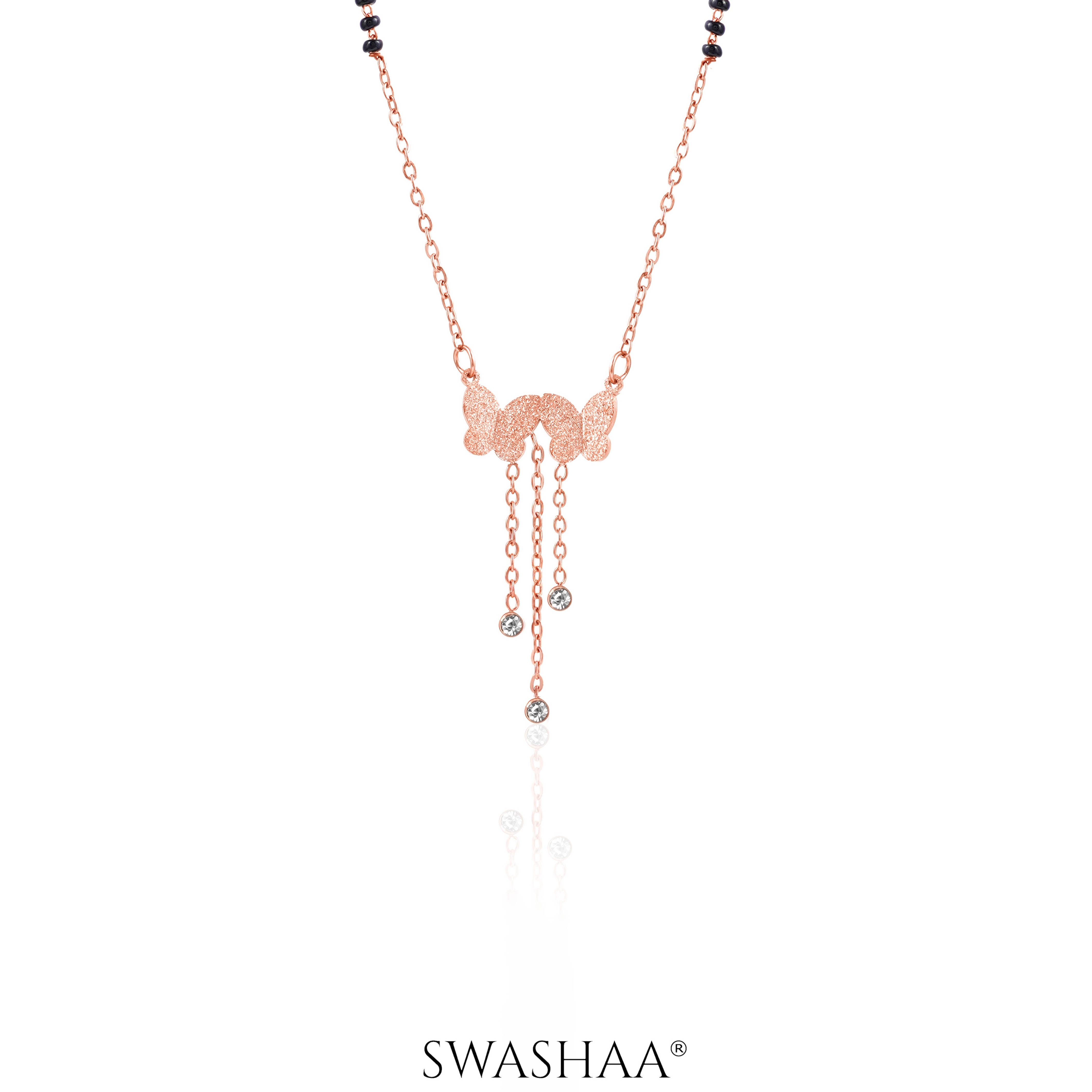 Shreya Rosegold Plated Mangalsutra