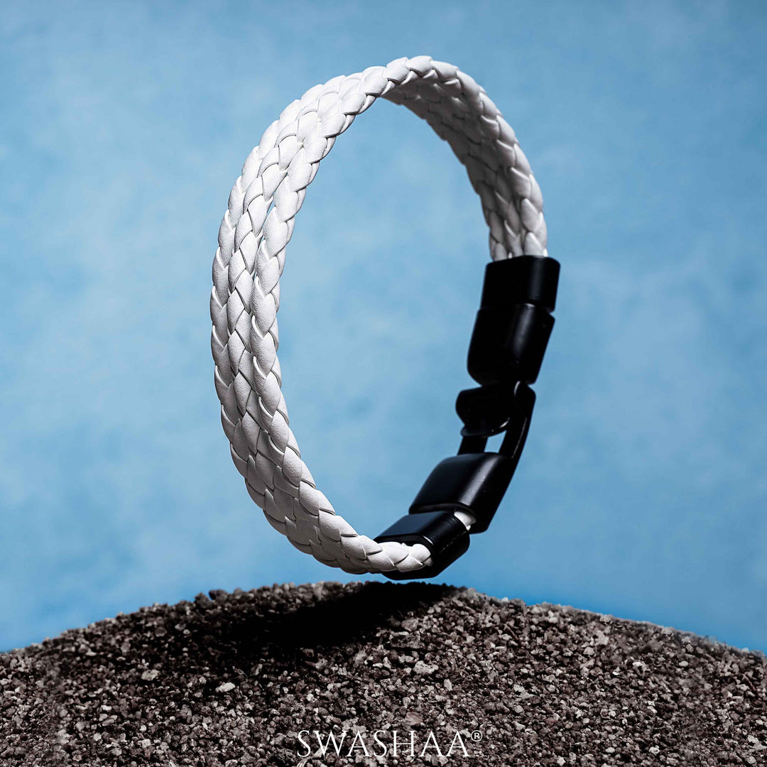 Shwet Men's Leather Bracelet