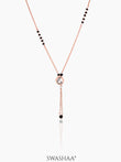 Shyla Rosegold Plated Mangalsutra