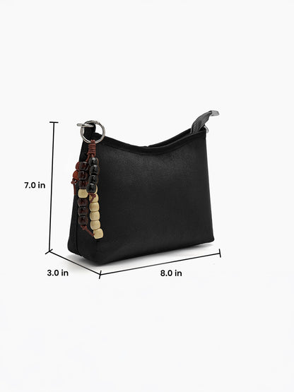 Sienna Black Sling Bag - Swashaa