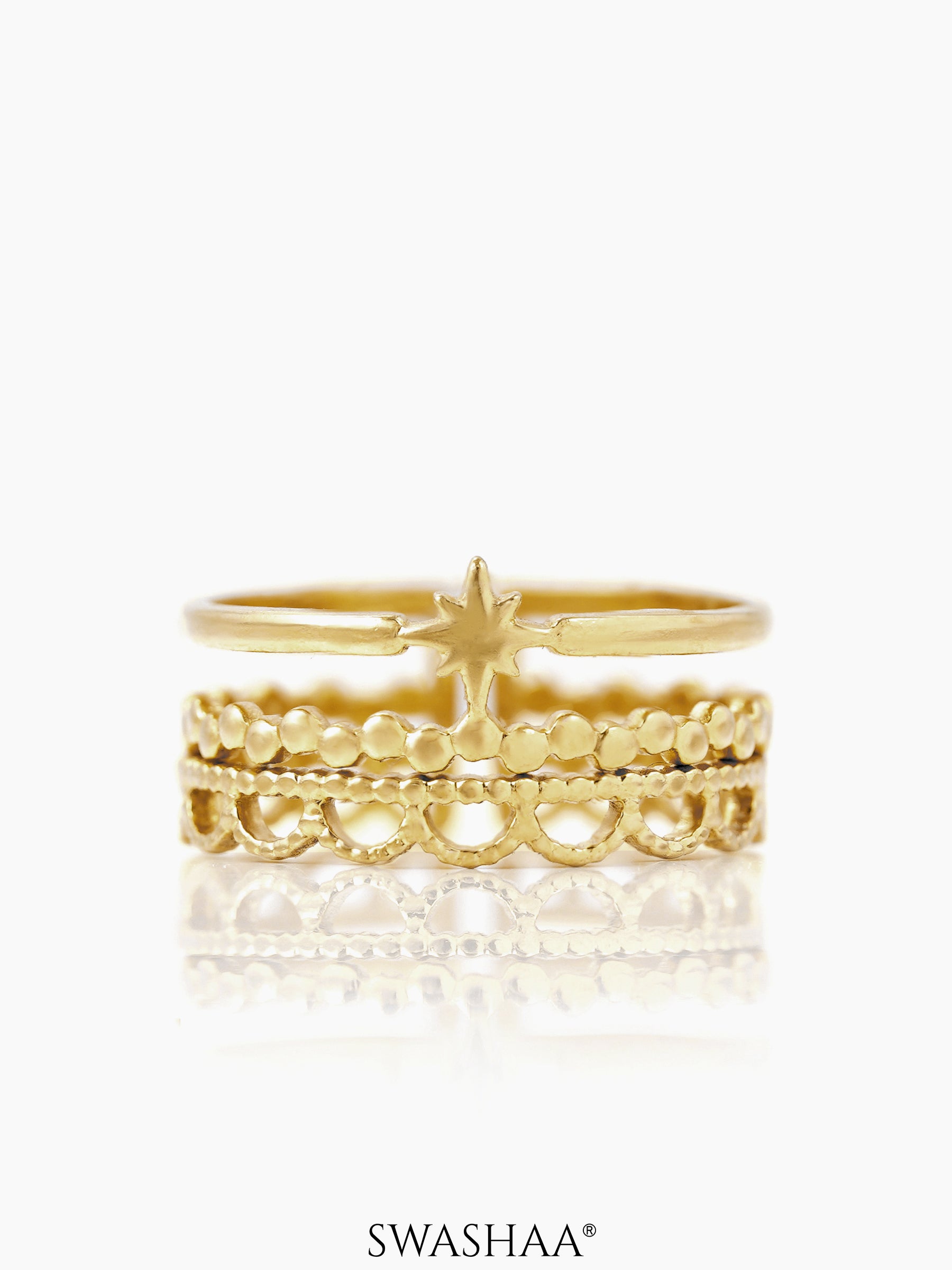 Silas 18K Gold Plated Ring
