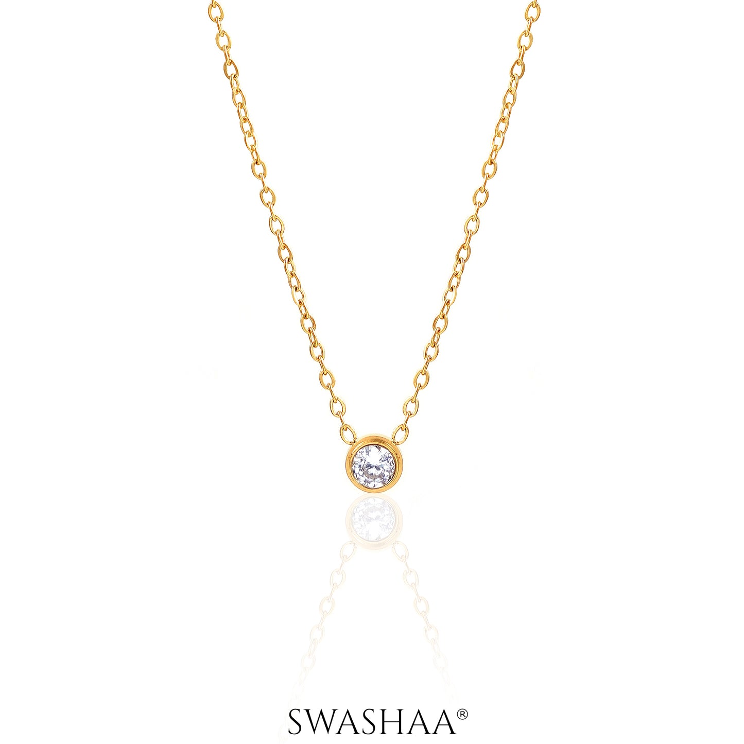 Sitara Solitaire Necklace
