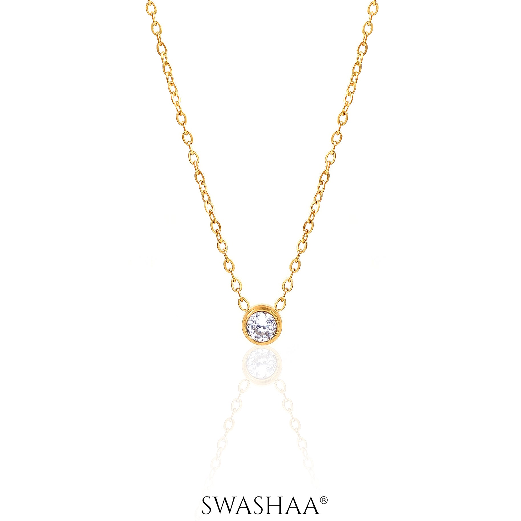 Sitara Solitaire Necklace