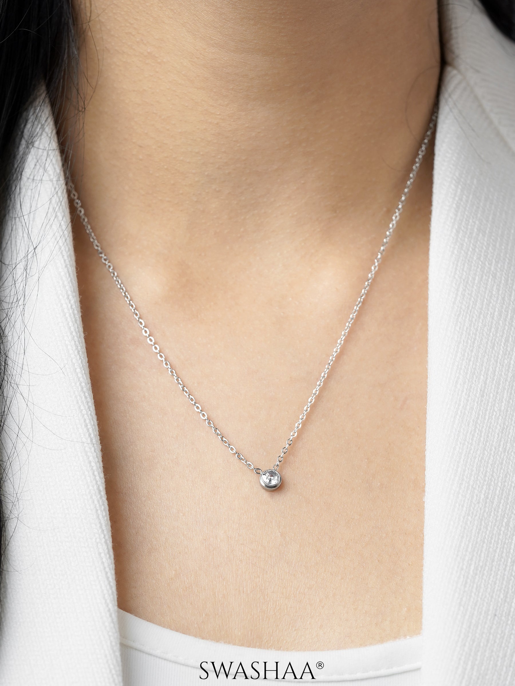 Sitara Solitaire Necklace