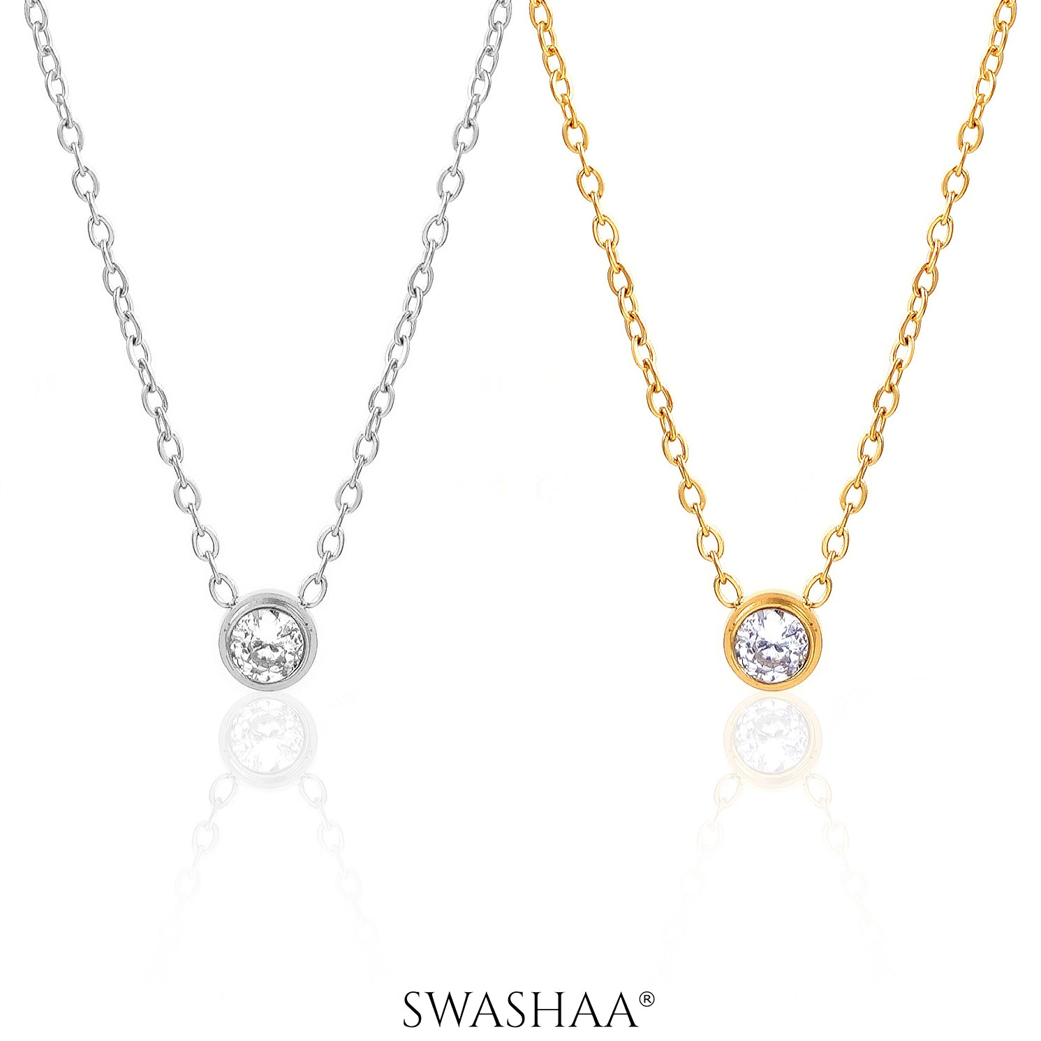 Sitara Solitaire Necklace